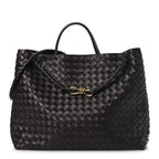 Nappa Intrecciato Large Andiamo Shoulder Bag Fondant