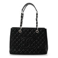 Caviar Quilted Grand Shopping Tote GST Black