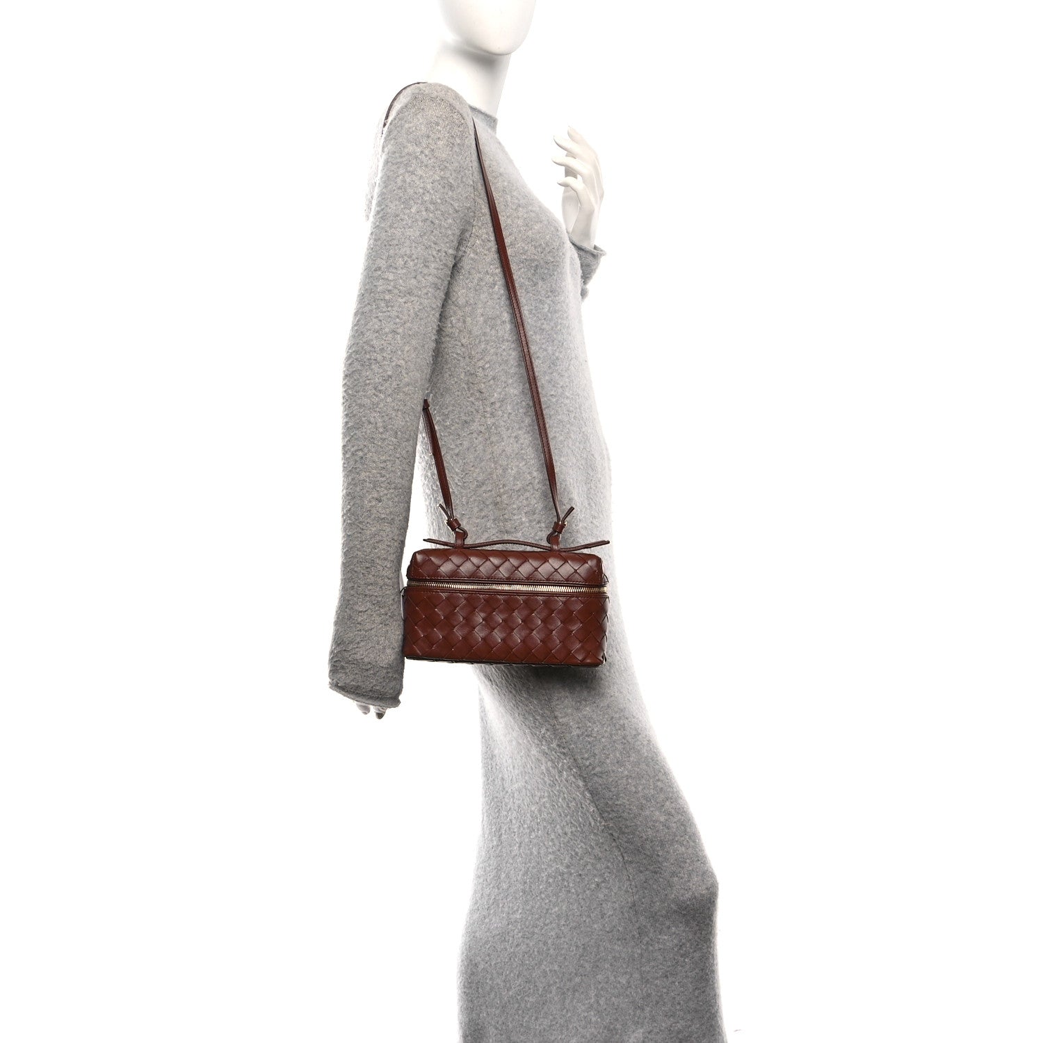 Nappa Intrecciato Bang Bang Vanity Case Sapele