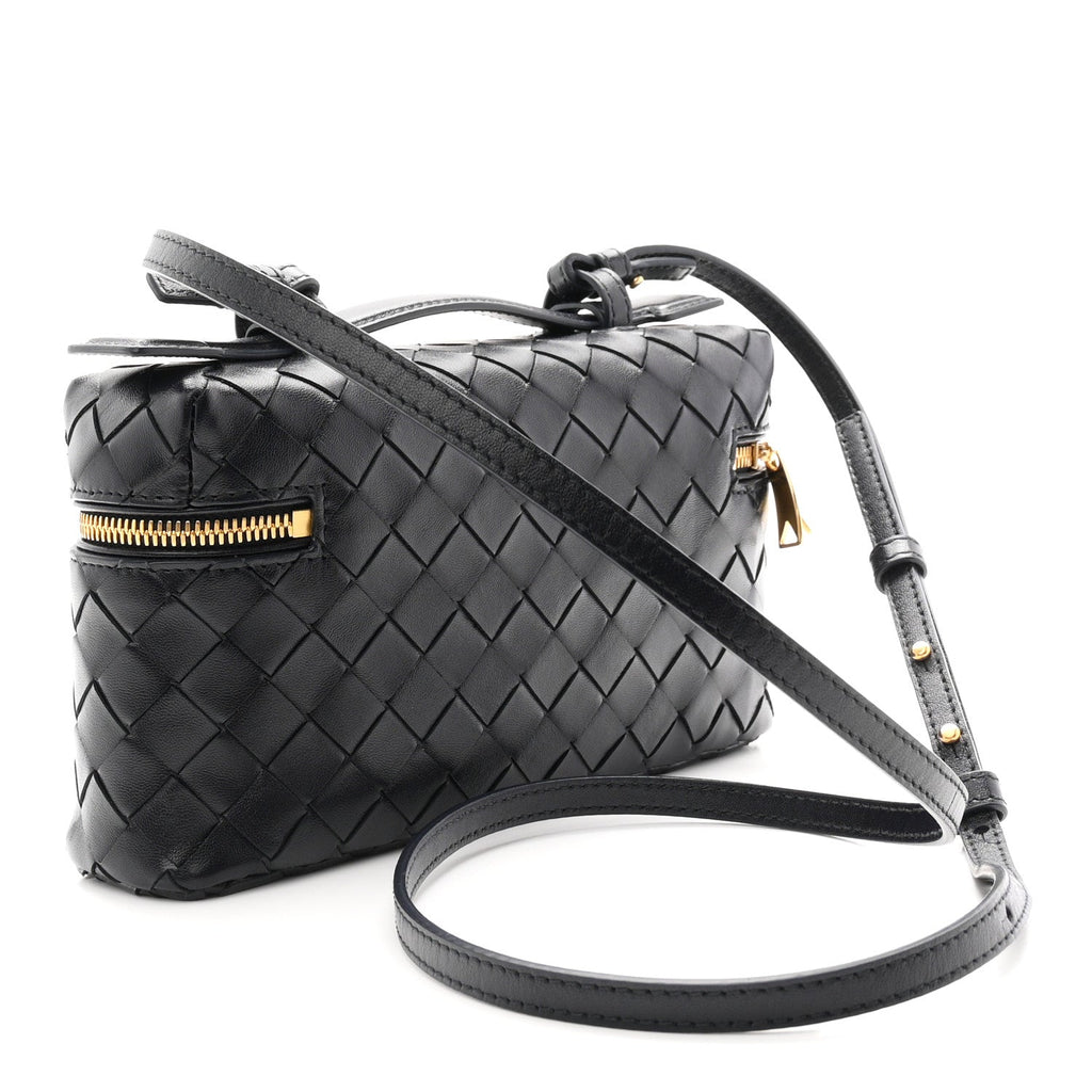 Calfskin Intrecciato Bang Bang Vanity Case Nocturnal