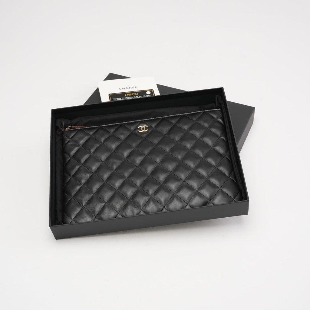Chanel Classic Clutch New Medium Black 2018