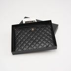 Chanel Classic Clutch New Medium Black 2018