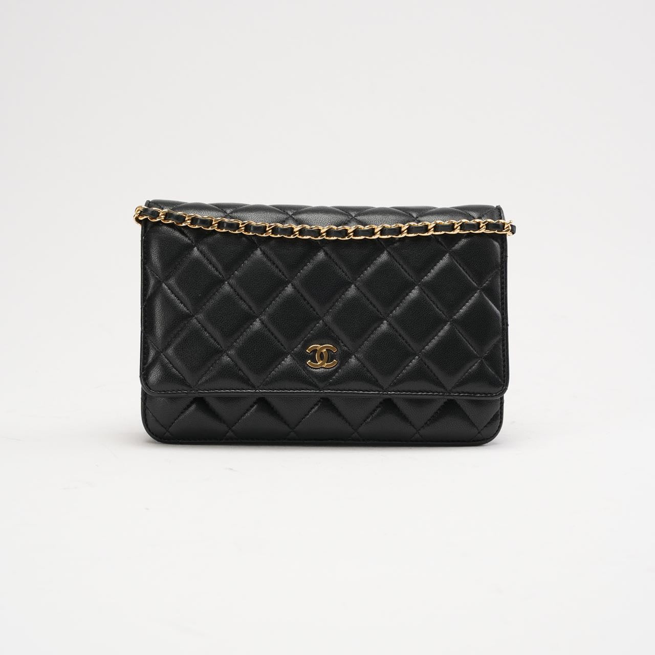 Chanel Black Classic Wallet on Chain (WOC) 2019