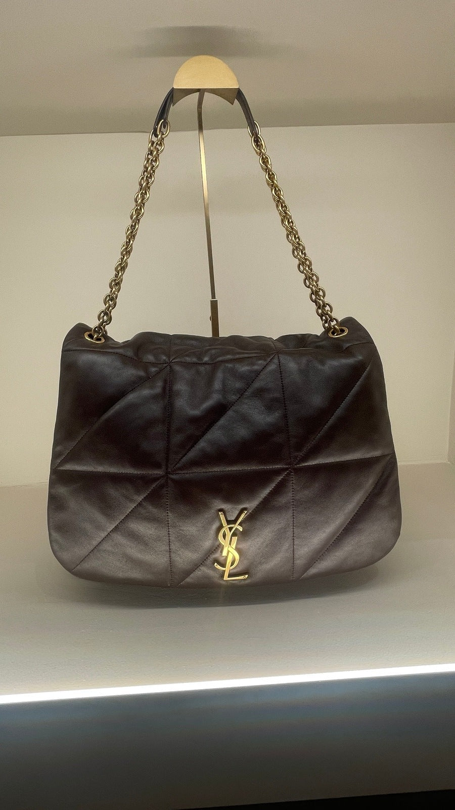 Yves Saint Laurent YSL Jamie Medium Brown Bag