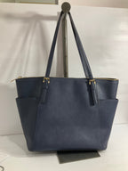 Handbag Designer By Michael Kors In Blue, Size:Large