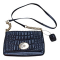 Handbag Designer By Coach In Black & Gold, Size:Small