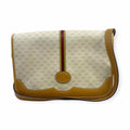 GUCCI Cream Coated Leather Handbag