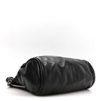 Lambskin Large Ultimate Soft Tote Black