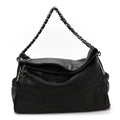Lambskin Large Ultimate Soft Tote Black