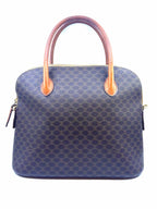 CELINE Tan, brown Leather Monogram Handbag