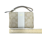 Wallet Designer By Coach In Cream, Size:Small