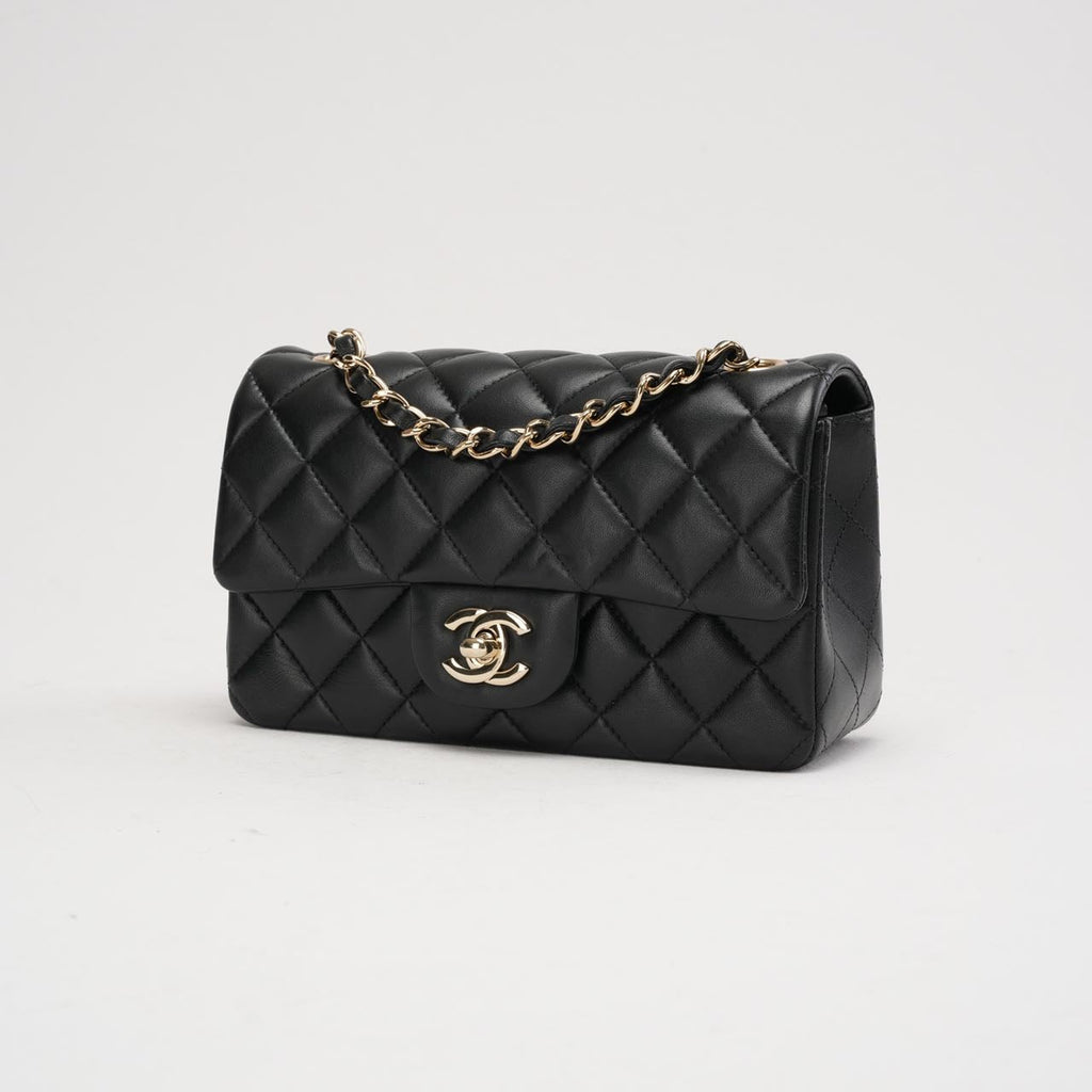 Chanel Black Mini Tangle Classic Flap Bag 2019