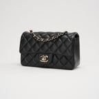 Chanel Black Mini Tangle Classic Flap Bag 2019