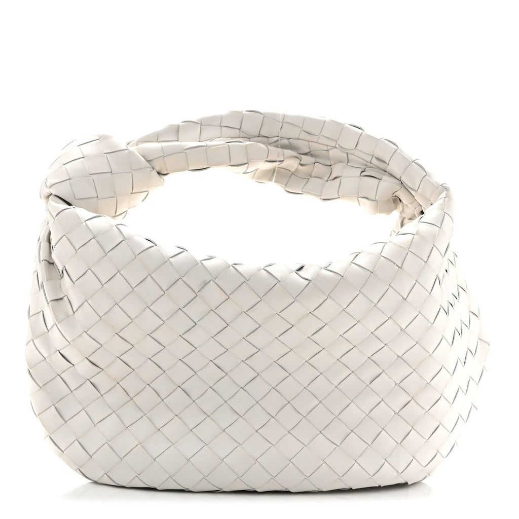 Nappa Intrecciato Teen Jodie Hobo White