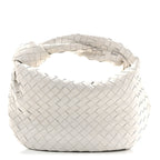 Nappa Intrecciato Teen Jodie Hobo White