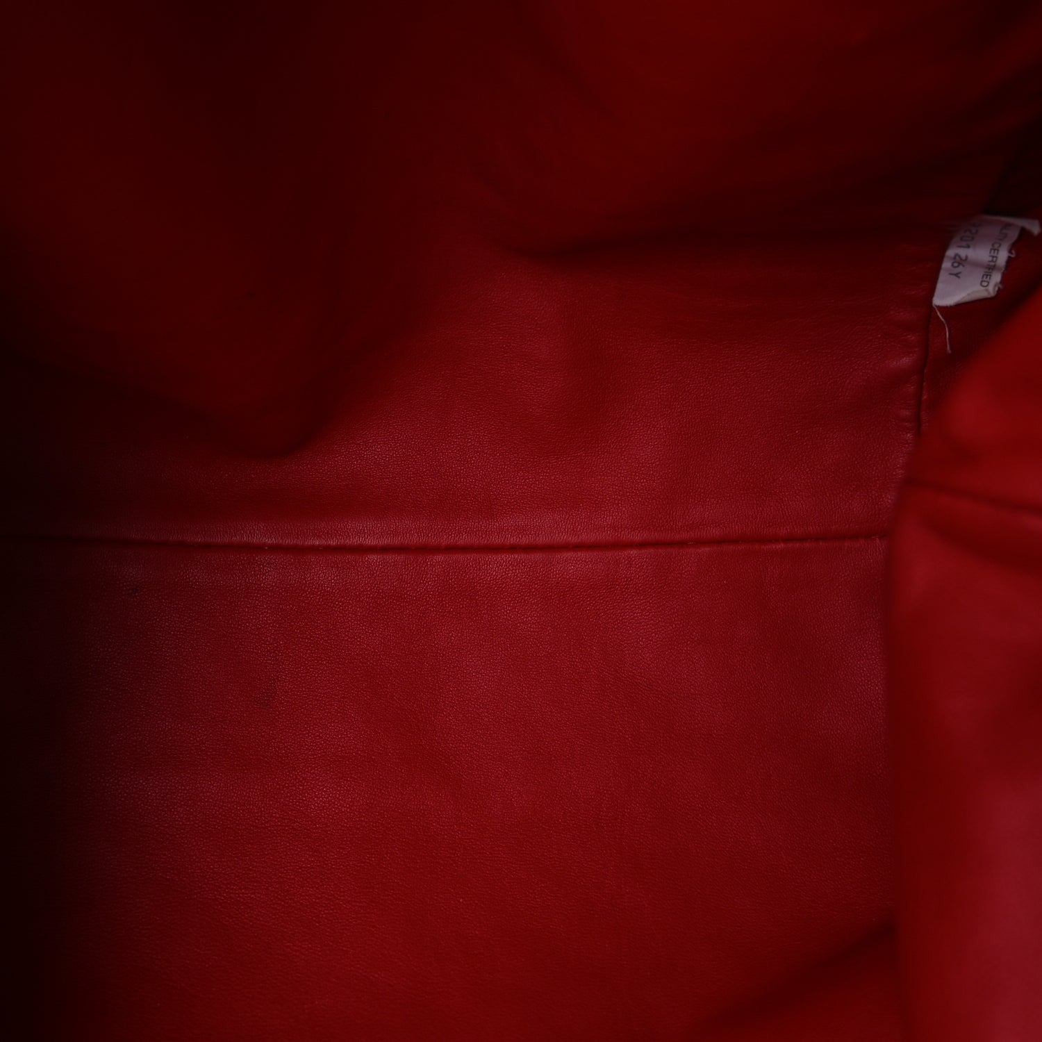 Nappa Maxi Intrecciato The Pouch Oversized Clutch Bright Red