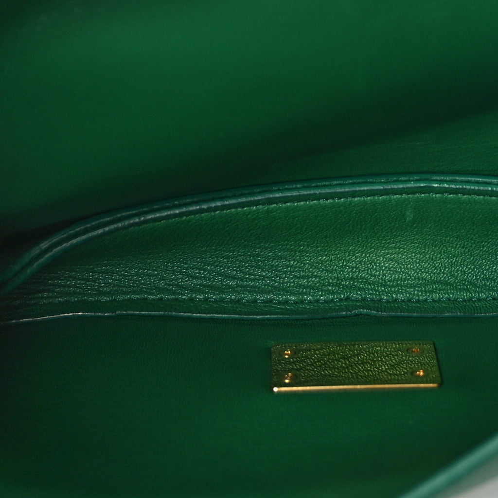 Calfskin Mount Envelope Bag Jungle