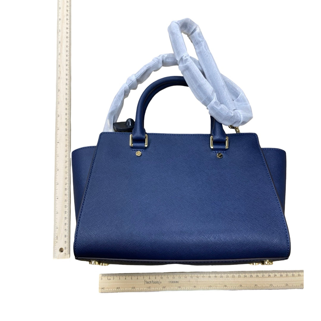 Handbag Designer By Michael Kors In Navy, Size:Small