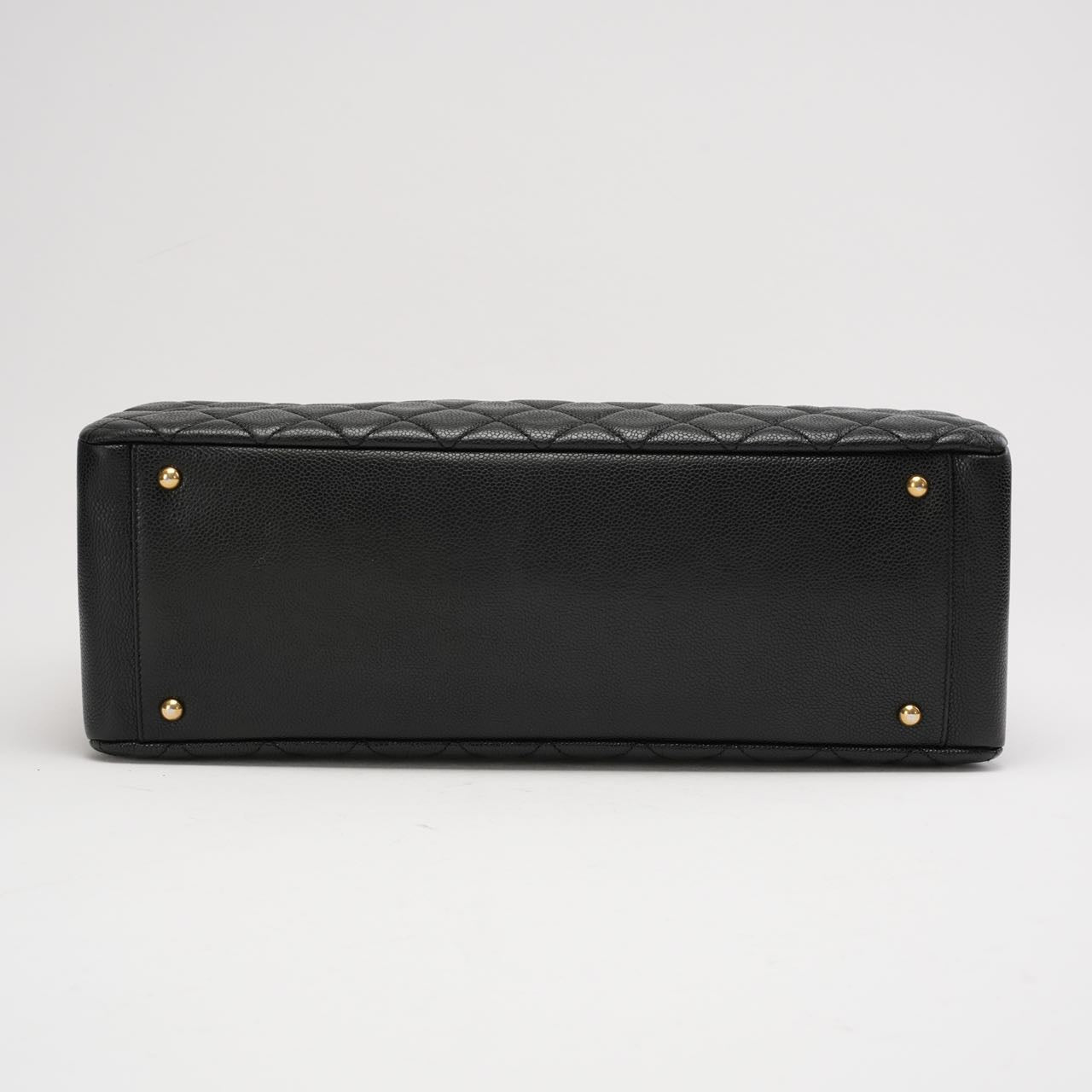 Chanel Grand Shopping Tote Black GST Caviar 2014
