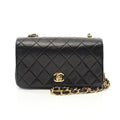 Chanel Lambskin Mini Full Flap Black GHW Bag