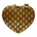 GUCCI Gold Leather Mahina Coin Purse