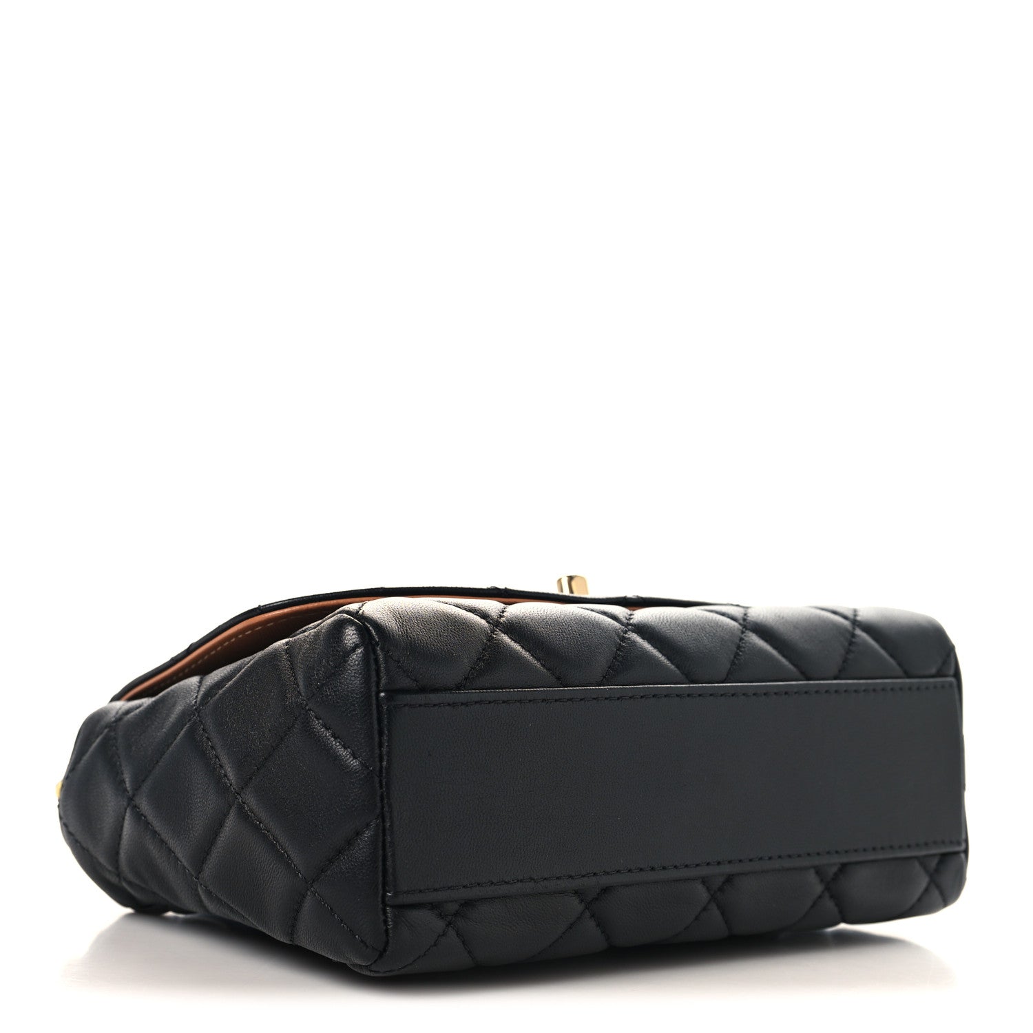 Lambskin Mixed Fibers Quilted Cocovado Flap Black