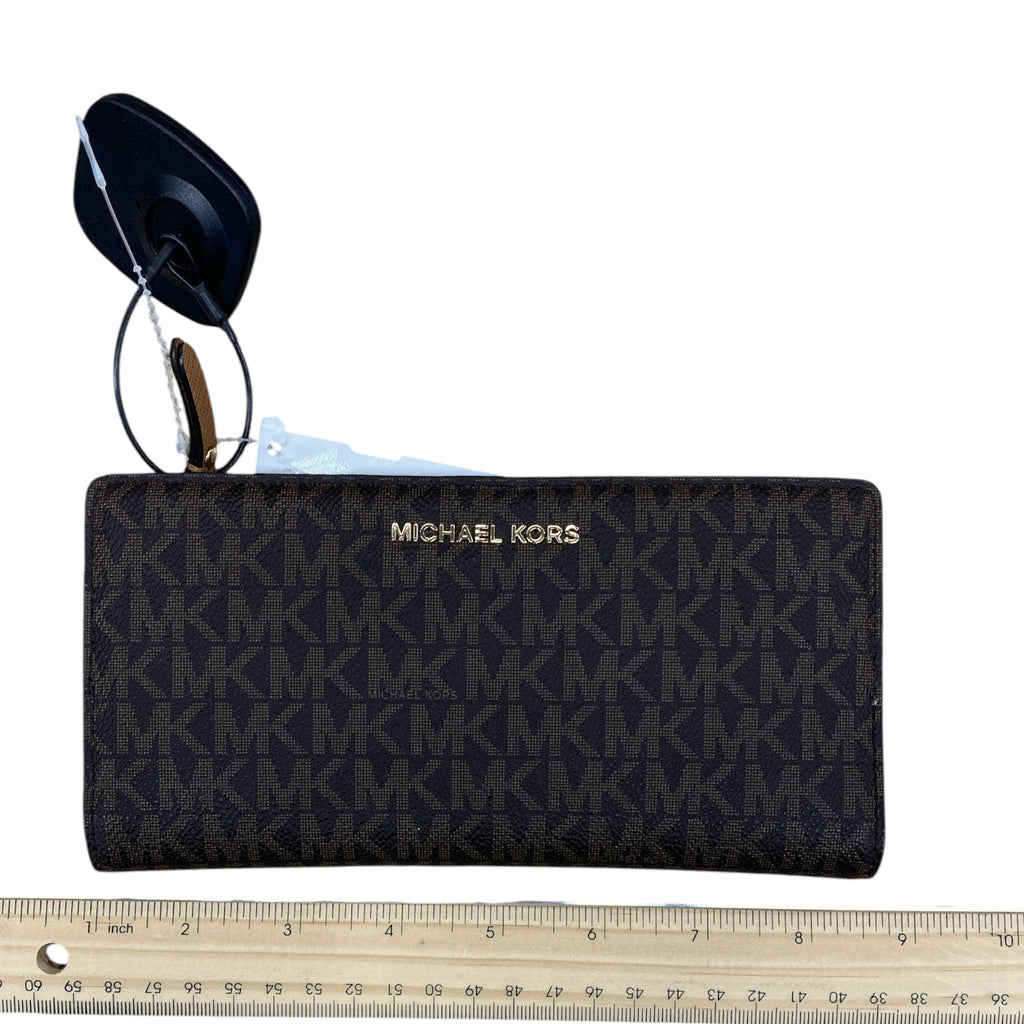 Wallet Designer By Michael Kors In Brown, Size:Medium