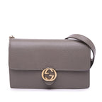 Gucci Interlocking G Crossbody Grey Bag