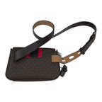 Handbag Designer By Michael Kors In Brown & Red, Size:Small