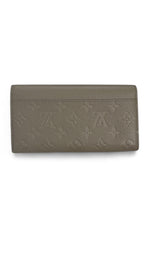 Louis Vuitton Portefeuille Sarah Empreinte Beige Wallet