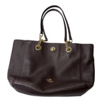 Handbag Designer By Coach In Purple, Size:Large