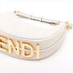 Fendi Fendigraphy Small Creme Bag
