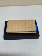 Wallet Luxury Designer By Bottega Veneta In Tan, Size:Large