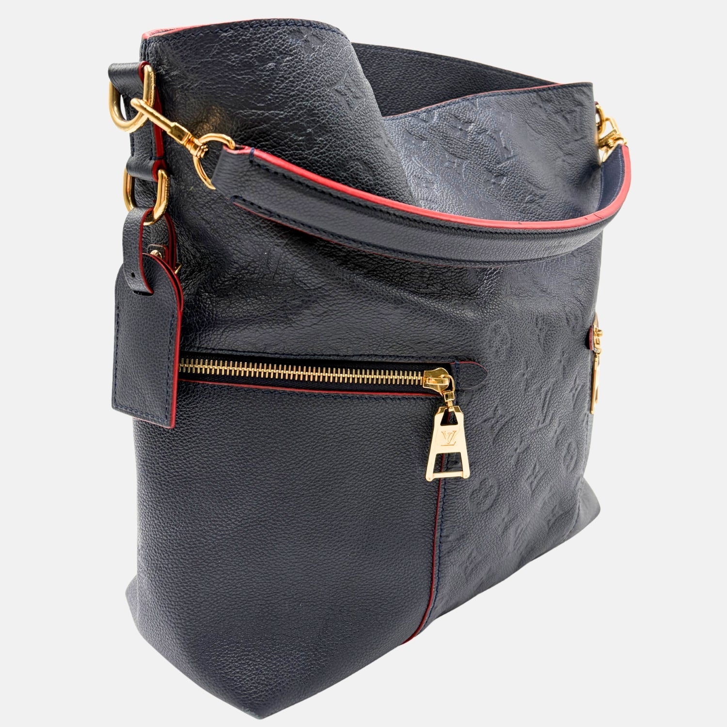 Melie Monogram Empreinte Blue/Red