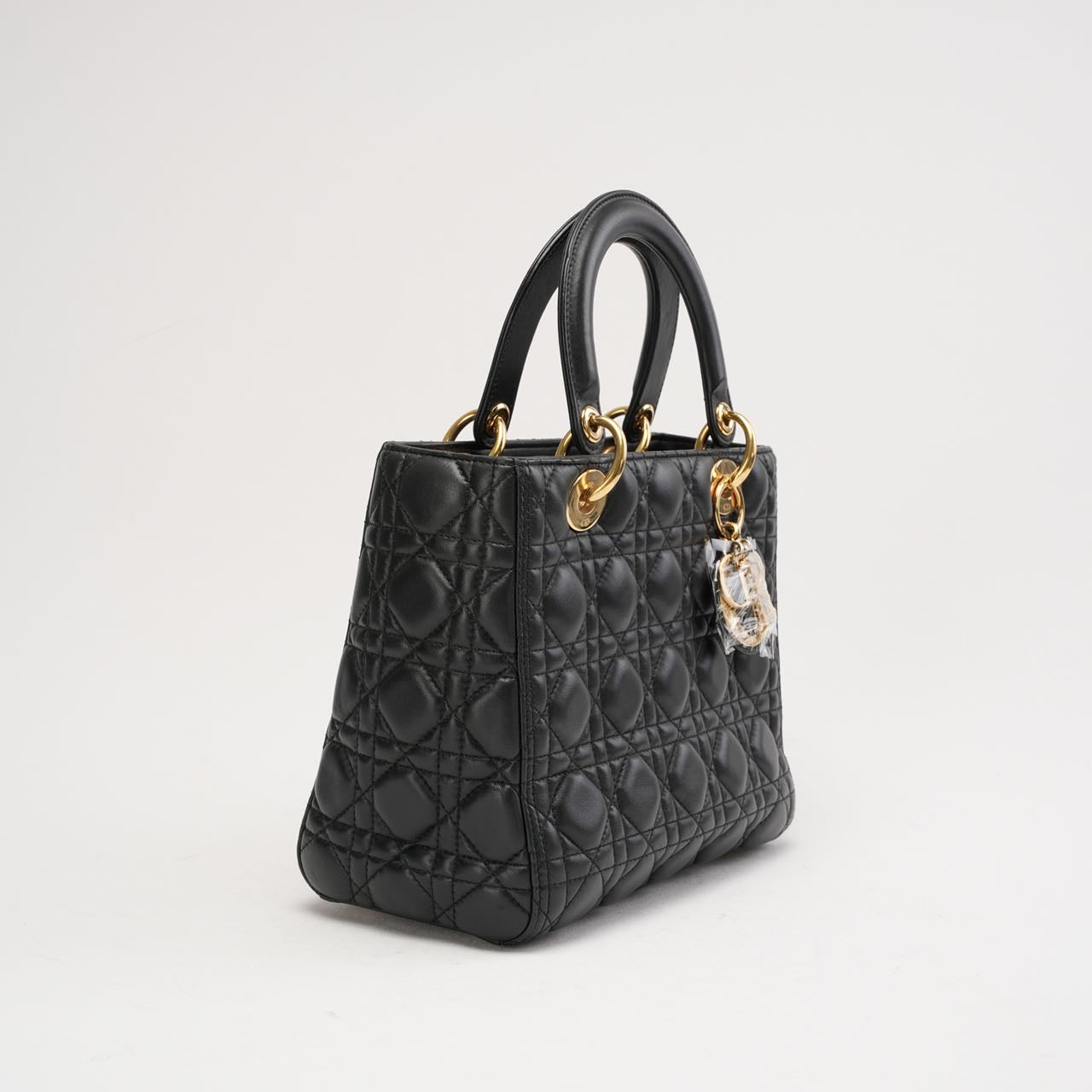 Dior Lady Medium Lamb Black 2015