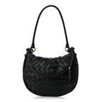 Nappa Intrecciato Small Gemelli Black
