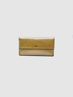 LOUIS VUITTON Sarah Wallet Beige Patent Leather Monogram Wallet