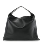 Silky Calfskin Large Hop Black