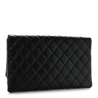 Aged Calfskin Quilted Reissue 2.55 Clutch Black