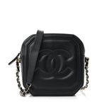 Lambskin CC Octagon Camera Case Black