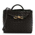Nappa Intrecciato Small Andiamo Shoulder Bag Fondant