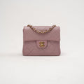 Chanel Vintage Mini Square Classic Flap Pink 2002