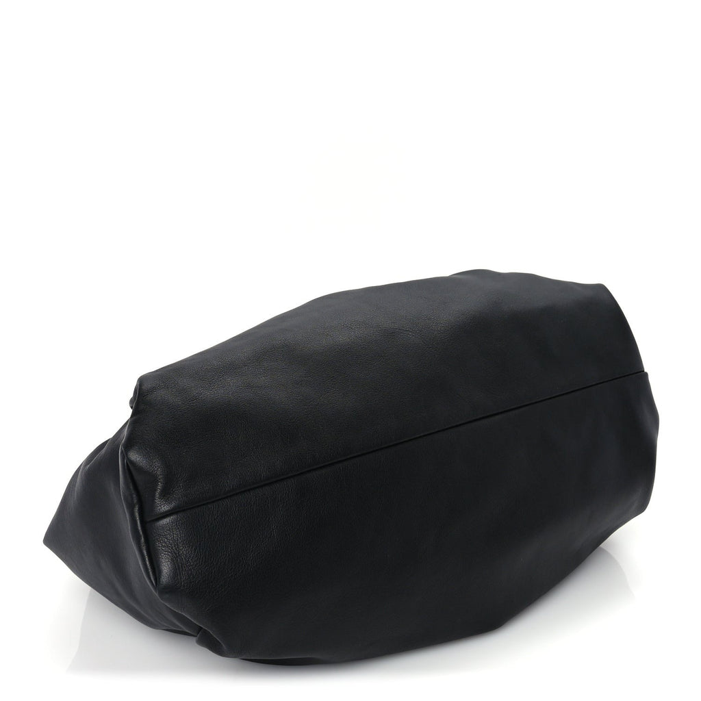 Smooth Butter Calfskin Small The Shoulder Pouch Black