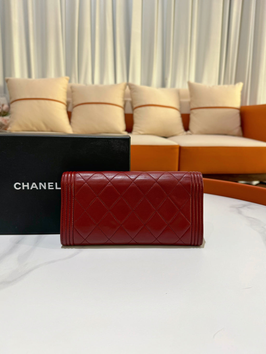 BOY CHANEL FLAP WALLET