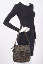 Fendi Mamma Baguette Brown Zucca Canvas