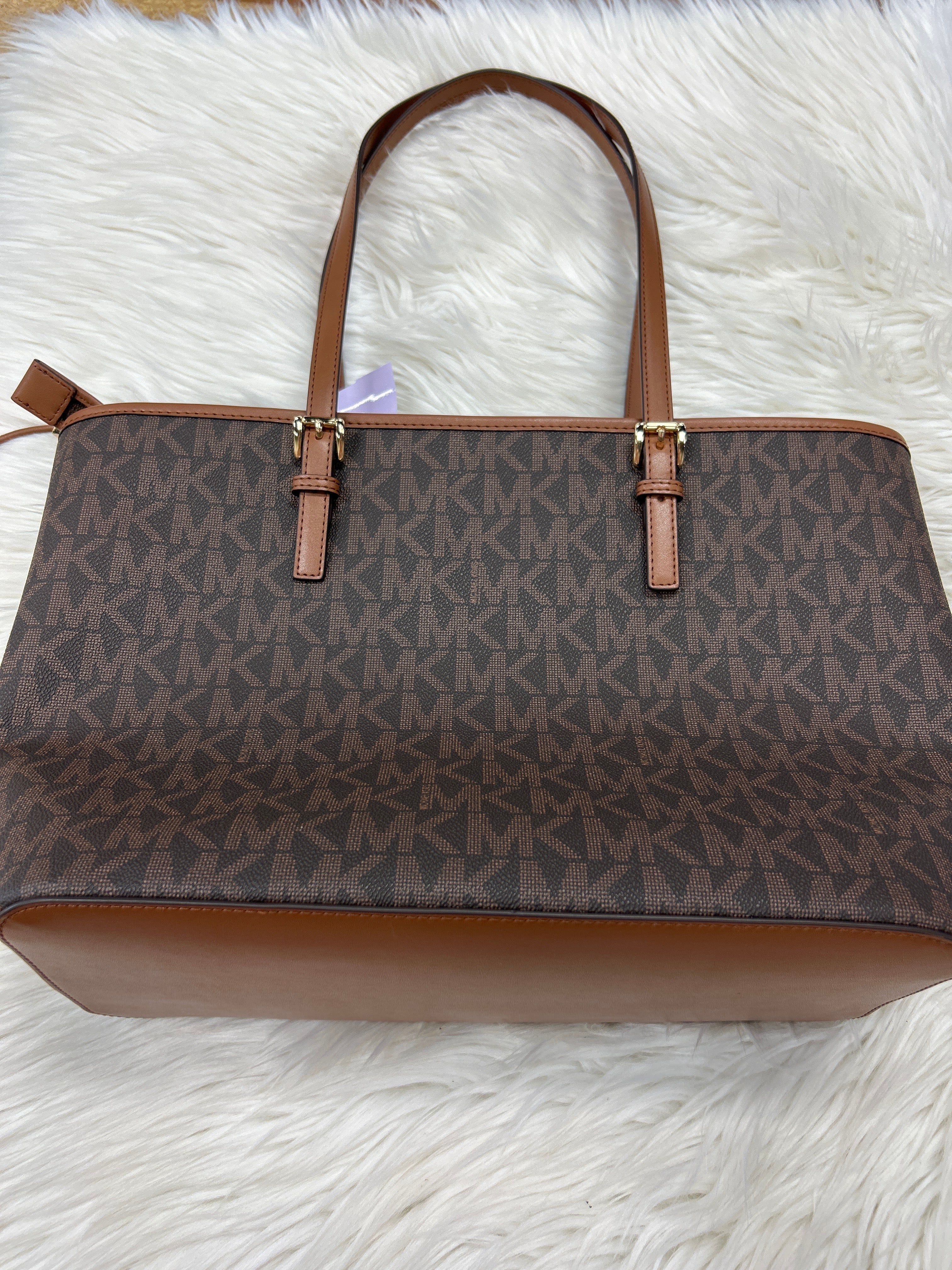 Handbag Designer By Michael Kors In Brown, Size:Large NWT