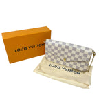 Pochette Félicie In Damier Azur Canvas Luxury Designer By Louis Vuitton, Size: Small