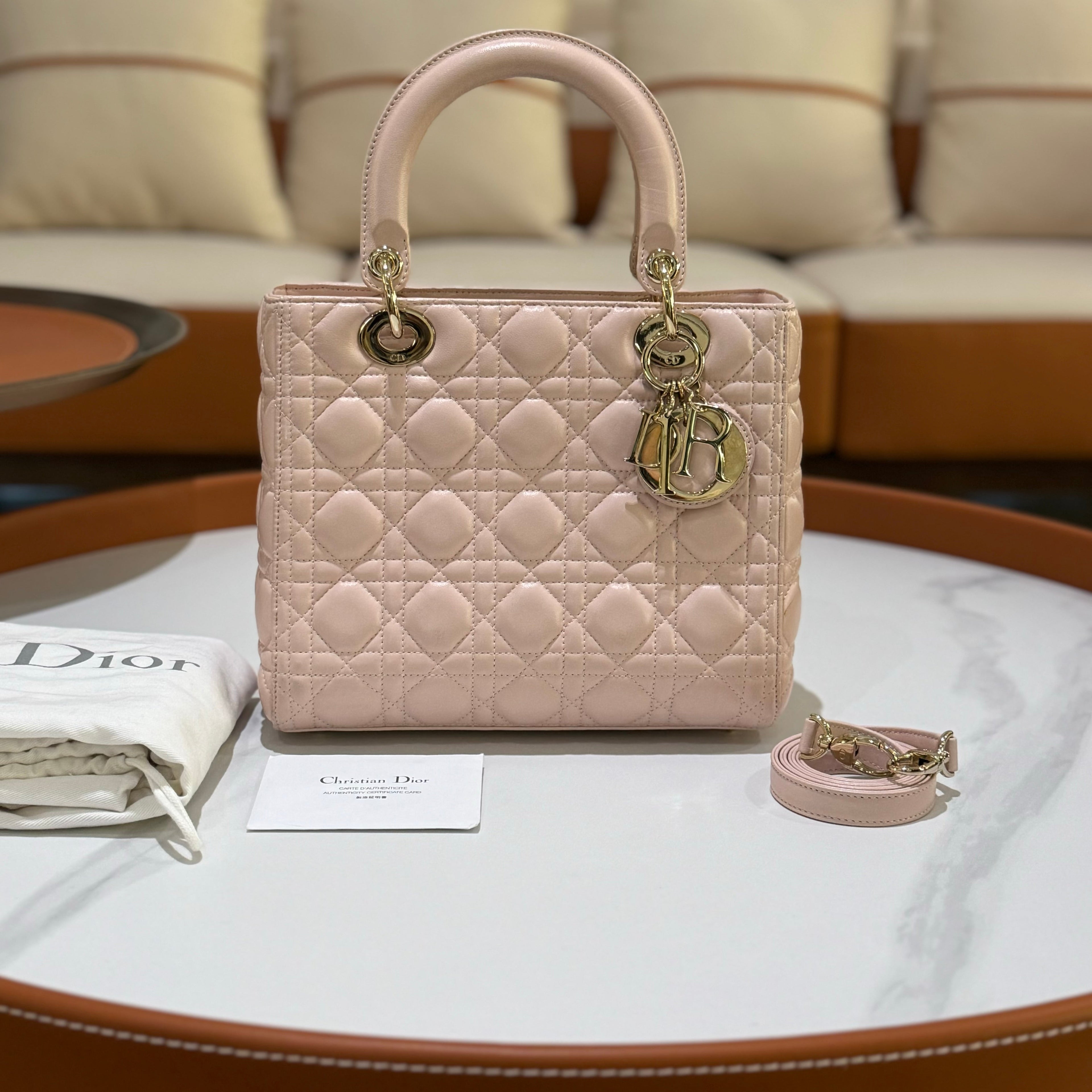 MEDIUM LADY DIOR BAG