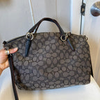 Handbag Designer By Coach In Black, Size:Medium
