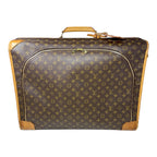 Vintage 2000 Pullman 60 Monogram Canvas & Vachetta Leather Suitcase Luxury Designer By Louis Vuitton, Size: Large